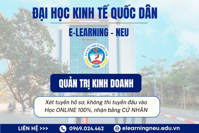 Học ngành QTKD hệ từ xa - ĐH Kinh tế Quốc dân